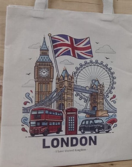 London Travel Tote Bag